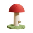 thumbnail image 3 of S SERENABLE Cat Scratch Post Sisal Hemp Cat Scratch Post Mushroom Shaped Interactive Cat Toy Height 28cm, 3 of 9