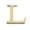 L, variant on 3D Acrylic Large Letter Wall Stickers Self Adhesive Durable Bright Visual Art for DIY Home Decoration Gold Flat Smooth Surfaces