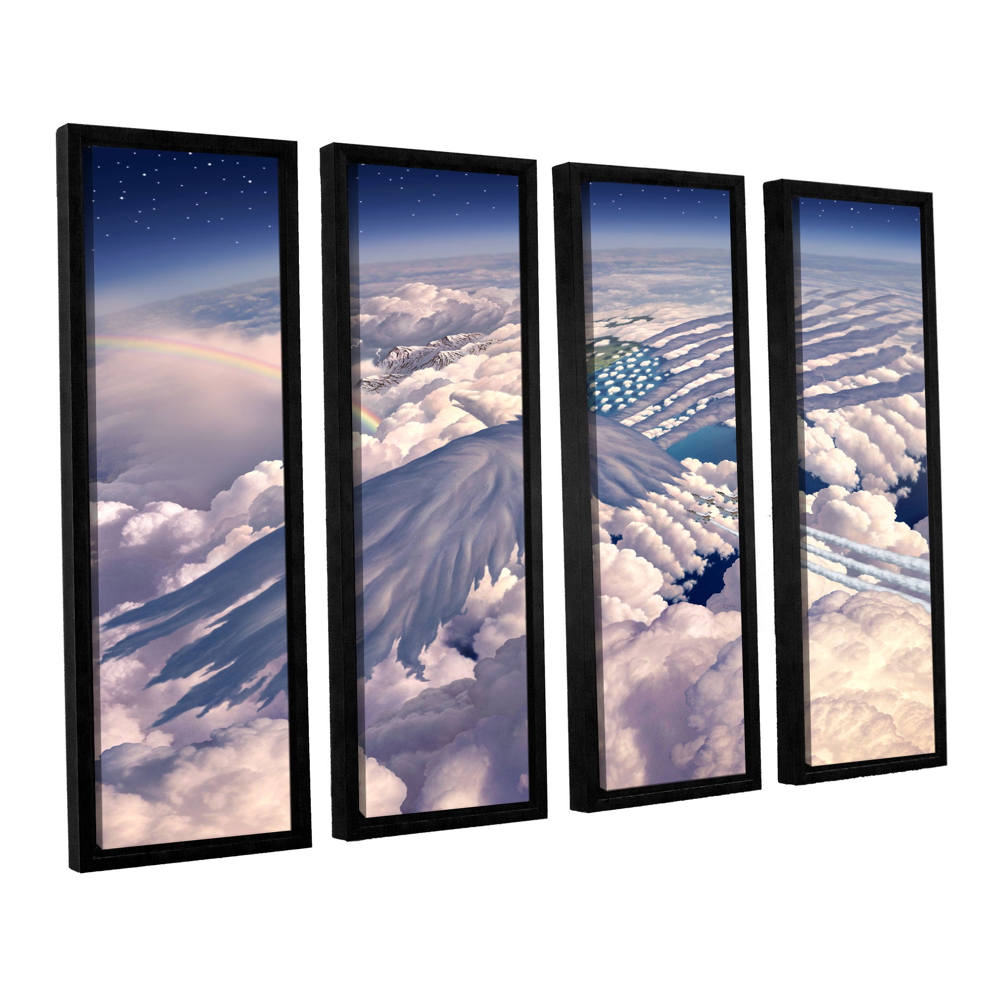ArtWall Jerry Lofaro Onward Gallery-Wrapped Canvas Artwork 14 by 18-Inch
