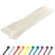 thumbnail image 1 of GTSE Bridas con cremallera blancas/transparentes de 12 pulgadas, paquete de 100, resistencia de 40 lb, bridas largas de nailon resistentes a los rayos UV, bridas autoblocantes de 12 pulgadas, 1 of 1