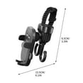 thumbnail image 3 of Wuztai 2-in-1 Bracket Hook and Phone Holder, Removable Mount for Strollers with Strong Load, Phone Stand Stroller Accessories, 3 of 4