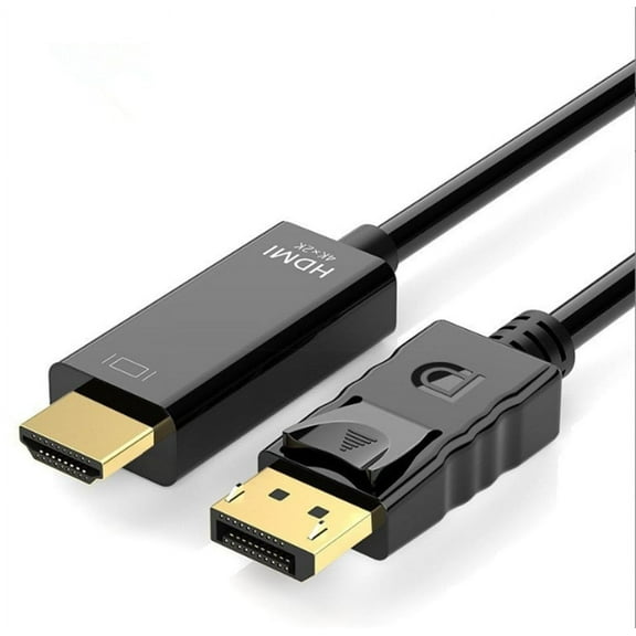 Tianle DisplayPort DP to HDMI Cable, 4K/30HZ,1080P/60HZ,1920x1200,Gold-Plated Plugs,Display Port (DP) to HDMI Lead Compatible with Monitor,PC,Laptop,Projektor (1080P/60HZ 3 Meters)