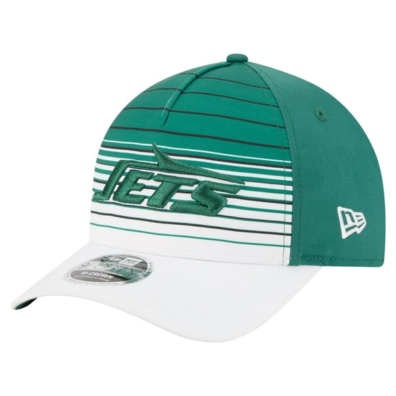Men's New Era White/Green New York Jets Adventure Gradient 9FORTY M-Crown A-Frame Adjustable Hat