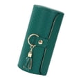 thumbnail image 1 of Joyero de viaje Organizador de joyas Multifunción de cuero Portátil Joyero Verde, 1 of 9