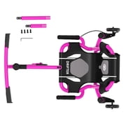 EzyRoller: Drifter X - Pink - Ride-On Scooter, Cambering Motion, Pedal Free Cart, Hand Brakes, Extendable Frame, 154lb Capacity, Adults & Kids Ages 6+
