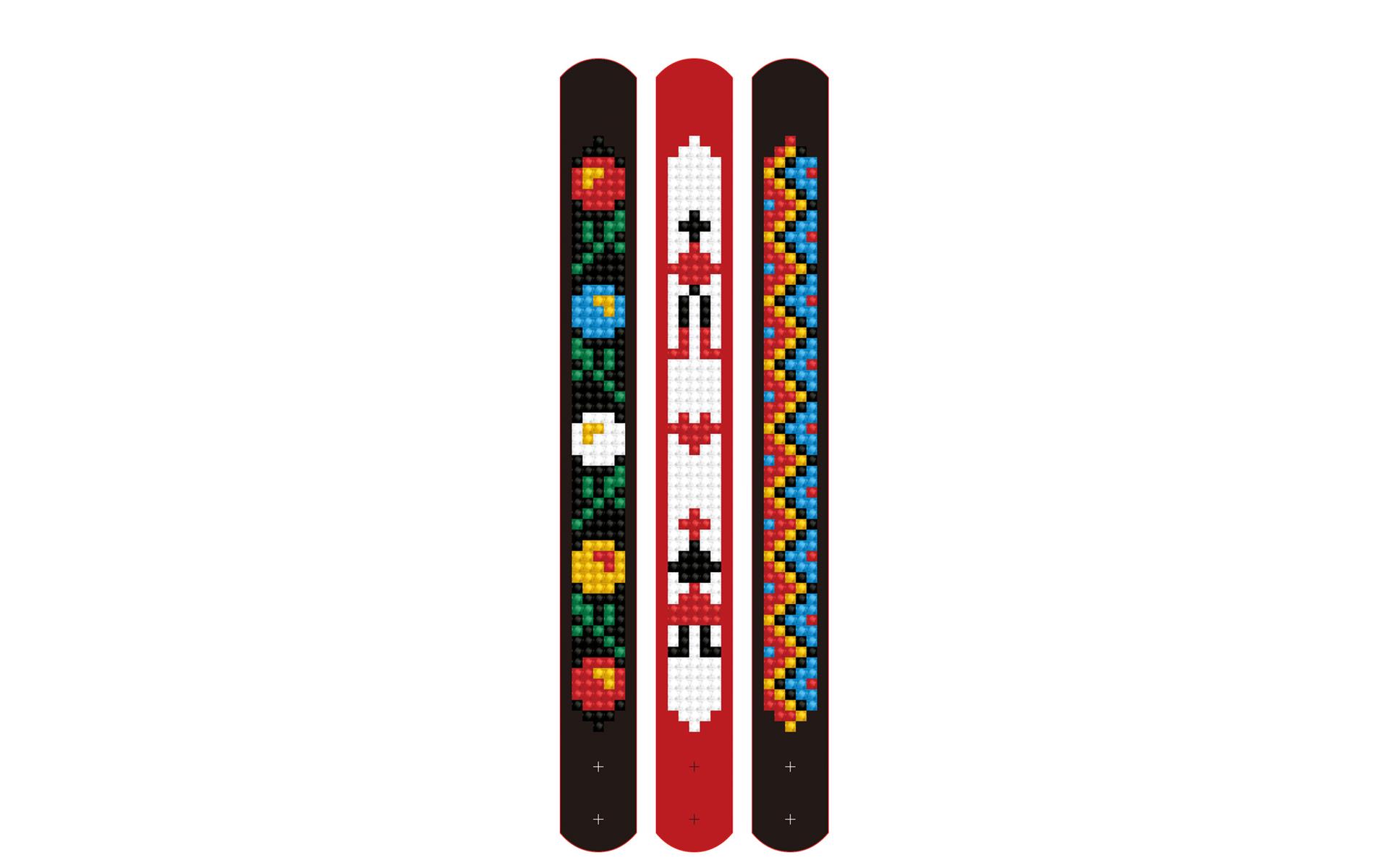 DIAMOND DOTZ - DTZ11 009 DIAMOND DOT KITZ DOTZIES BRACELETS ETHNIC 3PC