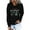 Black-B, variant on Christmas Holiday Hoodies for Women 2025 Long Sleeve Xmas Graphic Hooded Sweatshirt with Pockets Pullover Tops
