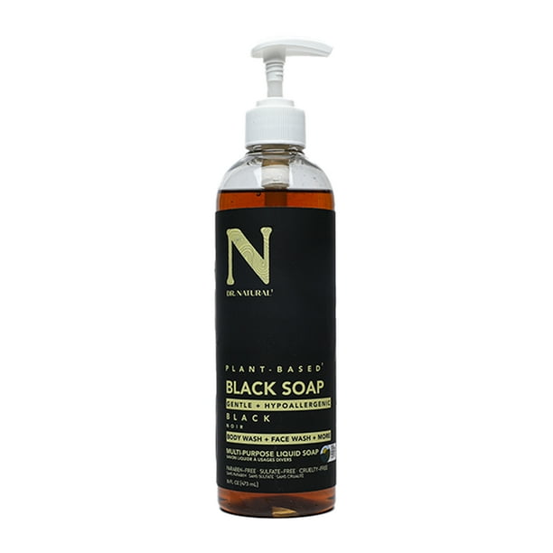 Jabón Puro de Castilla Multiusos Dr. Natural 473 ml Negro