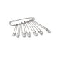 thumbnail image 5 of Bewildely 20 piezas accesorios de ropa duraderos pasador de seguridad multifuncional para proyectos de bricolaje profesional Tela de costura y artesanía, 5 of 6