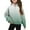 Green B, variant on Ashirexll Girls Sweatshirt, Kids Sweatshirts, Fashion Gradient Color Half Zip Collar Sweatshirt Long Sleeve Fleece Sweatshirts for Grils 5-14 Years