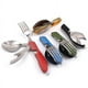 thumbnail image 4 of Utensilios para acampar 4 en 1, juego de cubiertos plegables para viajes al aire libre, cuchara portátil de acero inoxidable, tenedor, cuchillo y abridor de botellas, conjunto comb, 4 of 4