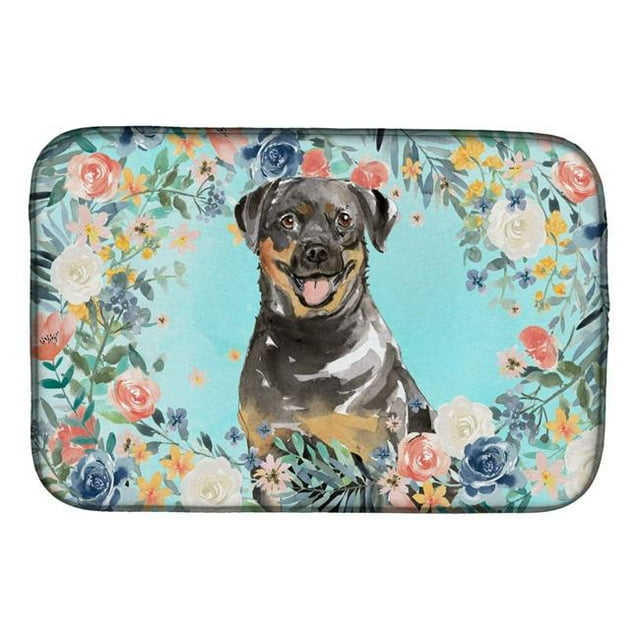 Carolines Treasures CK3415DDM Tapis de Séchage pour Machine à Rottweiler