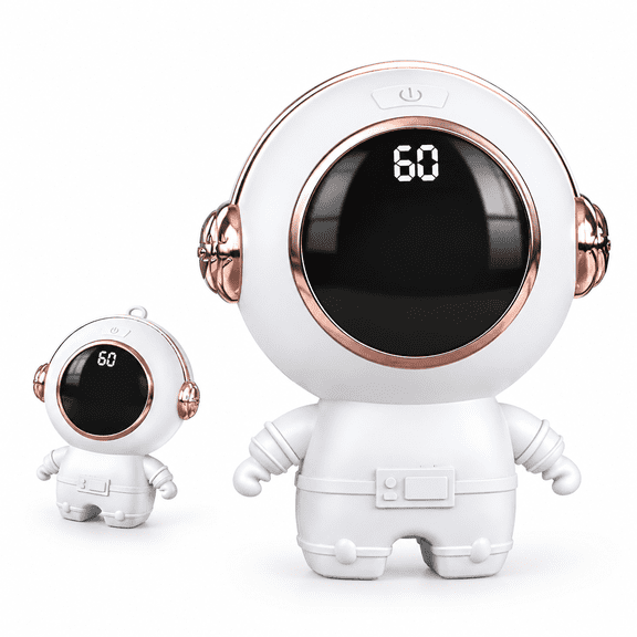 MONTERA Portable Astronaut-Shape USB Digital Rechargeable Heater with Fast Heating Technology,Compact Personal Heater for Winter Use with Adjustable Temperature Settings