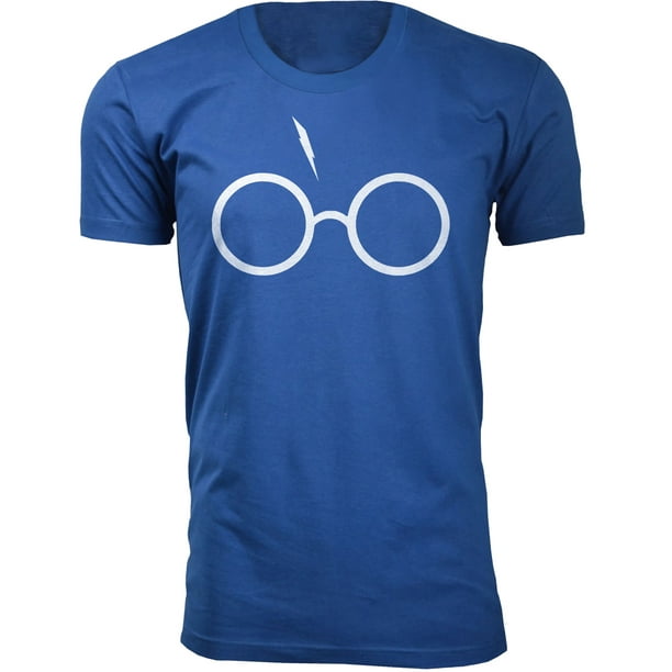 varkensvlees geluk Majestueus Men's Harry Potter Themed Humor T-Shirts (Potter Glasses - Royal Blue, M) -  Walmart.com