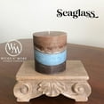 thumbnail image 3 of Wicks N More Seaglass Scented Candle, 3x6 Pillar, 3 of 7
