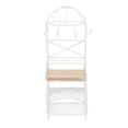 thumbnail image 2 of 1:12 Soporte de exhibición de almacenamiento en miniatura Mini estante de pan para muñecas Accesorios de muebles de cocina para casa de muñecas Blanco, 2 of 14