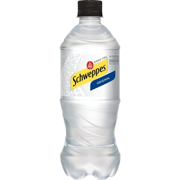 Schweppes Original Sparkling Water Beverage, 20 fl oz bottle - Walmart