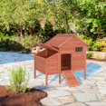 thumbnail image 4 of ALEKO DXH002 Raised Fir Wood Chicken Coop / Rabbit Hutch - 44 x 30 x 48 in, 4 of 4