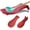 Red, variant on Qczoyp Silicone Stove Top Spoon Rest, Food-Grade Heat Resistant Non-Slip Utensil Holder, Large Size with Drainage Groove, Dishwasher Safe Counter Organizer for Spoons Spatulas Ladles (Dark Gray)