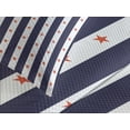 thumbnail image 4 of Ambesonne USA Quilted Bedspread Set 3 Pcs, Famous Day of United States, King Size, Indigo Red White, 4 of 5