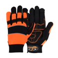 thumbnail image 5 of Riggermen Men’s Heavy Duty Mechanic Work Gloves Touchscreen Multiuse Orange, L, 5 of 8