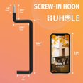 thumbnail image 2 of HUHOLE Ladder Hooks, Bike Hooks, 4 Pack Heavy Duty Garage Hooks for Ladder,, 2 of 8
