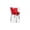 Cracked Ice Red, variant on Diner Chair - Chrome Handle, Padded Vinyl Seat - Welded Steel Frame - Fully Assembled