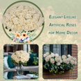 thumbnail image 4 of Flores artificiales Jefuzh de color champán falsas, 50 unidades, 4 of 7