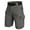Dark Gray, variant on Men Cargo Shorts Outdoor Lightweight Quick Dry Multi Pocket Durable Stretch Waistband Shorts