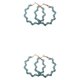 thumbnail image 4 of Qarigey 1 par de pendientes circulares de diamantes de imitación para aniversario, trabajo de boda, pendientes de aro Retro, orejas simples, Type2 NO2, 4 of 6