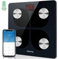 thumbnail image 1 of RENPHO Báscula de Grasa Corporal Inteligente Bluetooth Wireless Báscula para Baño Digital con Aplicación Inalámbrica Monitor de Composición Corporal para Peso Muscular, Recargable por USB RENPHO ES-28ML-BK, 1 of 9