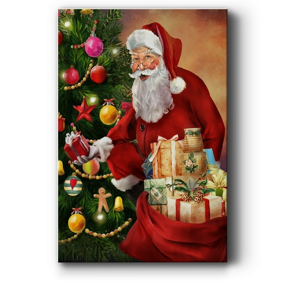 Santa's Presents- Gallery Wrapped Canvas