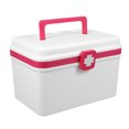 thumbnail image 4 of Shisuyan Large Capacity First Aid Box Medical Storage Organizer Empty First Aid Container with Handle Large Capacity Medicines Box Holder, 4 of 8