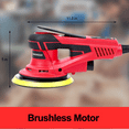 thumbnail image 2 of COZONY 350W Electric Orbital Sander, 6-Inch Variable Speed Palm Sander for Woodworking & Polishing, 2 of 9