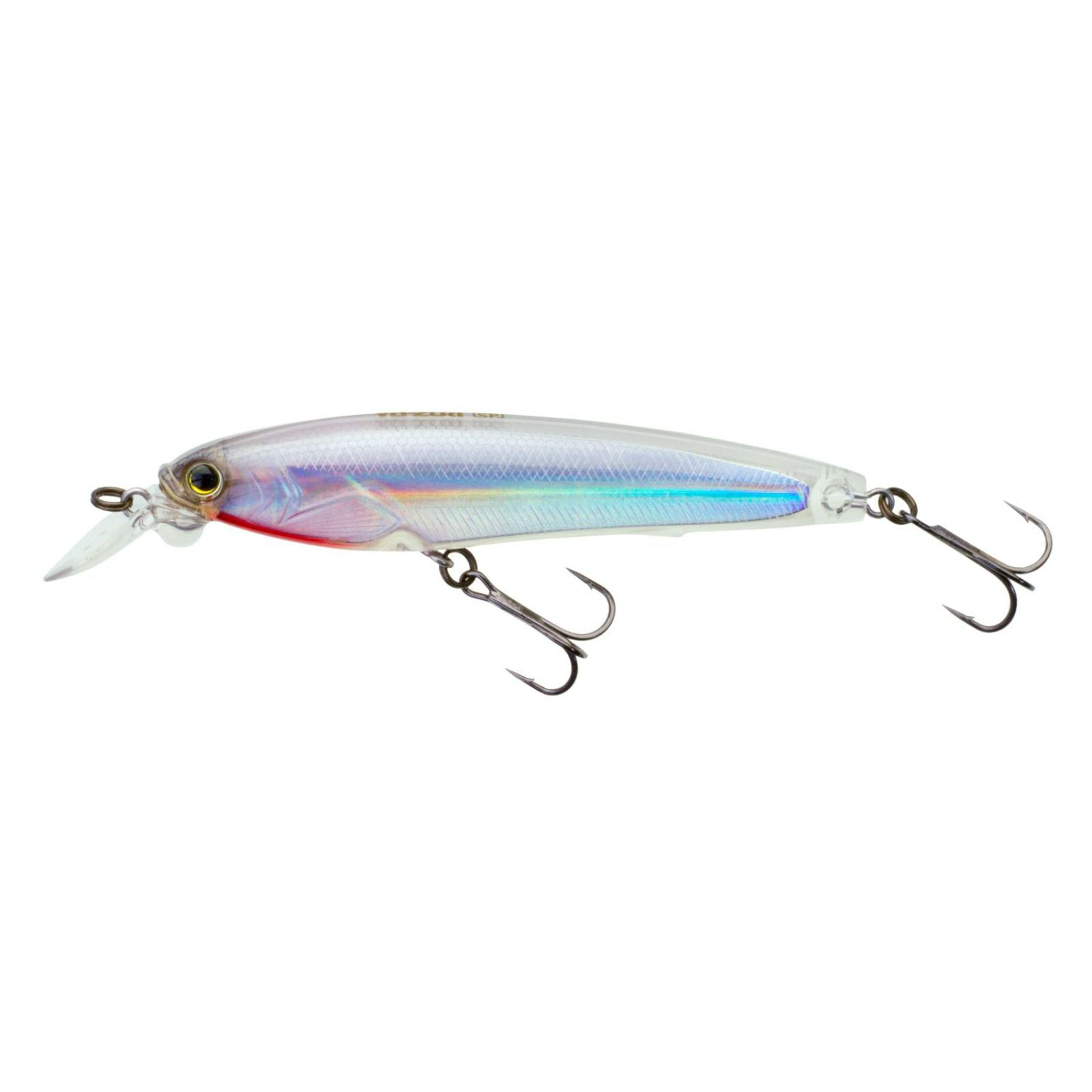 Yo-Zuri 3DS Minnow, 4" Suspending Hard Bait Lure, Ghost Shad
