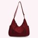 thumbnail image 2 of Bolso Cruzado Femenino Retro Gran Capacidad Sólido A Prueba Hombro Nylon Damas Bolsas, 2 of 9