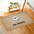 thumbnail image 4 of DJN Up to 30% Off Carpet Funny Doormat Theme Doormat For Entrance Way Welcome Mat With Slip Rubber Back Kitchen Rugs Polyester Beige One Size, 4 of 7
