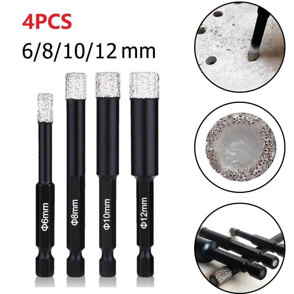 Diamond Dry Drill Bit 6/8/10/12mm 