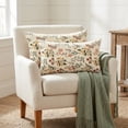 thumbnail image 6 of REGALWOVEN 2 Pcs Classical Floral Decoration Throw Pillow Cover Pattern Pillow Cases for Outdoor Indoor Flower-4 18" x 18", 6 of 6