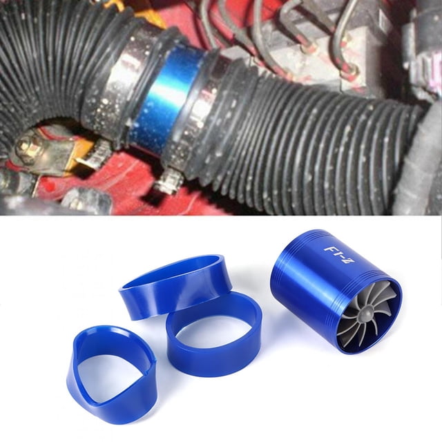 Gas fuel saver Air Intake Turbo Supercharger Dual Fan Gas Fuel Saver F1-Z Auto Modification Accessory ANGGREK Otros