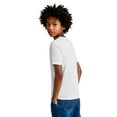 thumbnail image 5 of Zfeel Kids Breathable Moisture-Wicking T-Shirt, Comfortable Short Sleeve Casual Tee, White, XL, 5 of 6