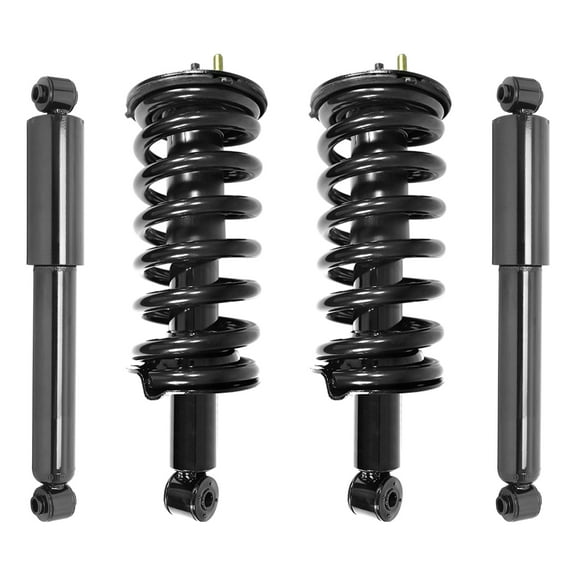 Unity Automotive Front & Rear Complete Strut Assembly Shock Kit Fits 2005-2012 Nissan Armada, 4-11300-255040-001