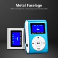 thumbnail image 4 of Mini LCD Screen MP3 Music Player, Metal Shell, Clip Design, Compact and Lightweight, Long Battery Life, Supports Up to 32GB TF Card, Portable for Clothes, Briefcase, Book, 4 of 7
