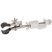 Burette Clamp with Bosshead / Test Tube Holder - PVC Coated Round Jaws, Opens up to 45mm - Eisco Labs