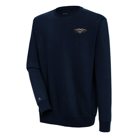 Men's Antigua  Navy New Orleans Pelicans Victory Pullover Sweatshirt