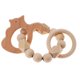 thumbnail image 1 of Anillos de de Bebés Mordedor Juguetes para primera Juegos de Ardilla Yotijar Pulsera de la dentición de madera, 1 of 7