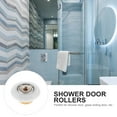 thumbnail image 4 of Pungan 4-Pack Replacement Shower Door Rollers for Sliding Glass Door Enclosures, 0.91 x 0.91 x 0.39 Inch Wheels, 4 of 10
