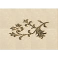 thumbnail image 1 of Ahgly Company Indoor Rectangle Patterned Moccasin Beige Area Rugs, 2' x 4', 1 of 1