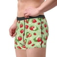 thumbnail image 3 of Bingfone Strawberry Floral Men's Underwear - Casual Stretch Boxer Briefs-X-Large, 3 of 7