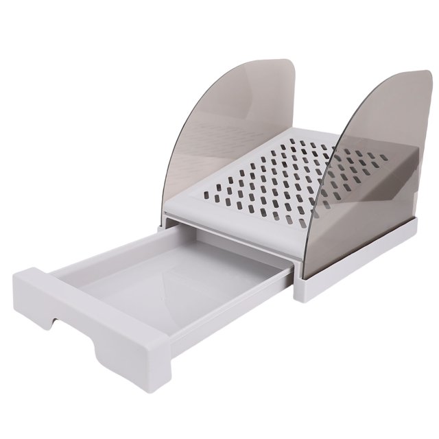 Cat Litter Ramp with Drawer Baffles, Easy To Clean Cats Litter Trapping Box Step Ramps Catcher for Small Elderly Cats
